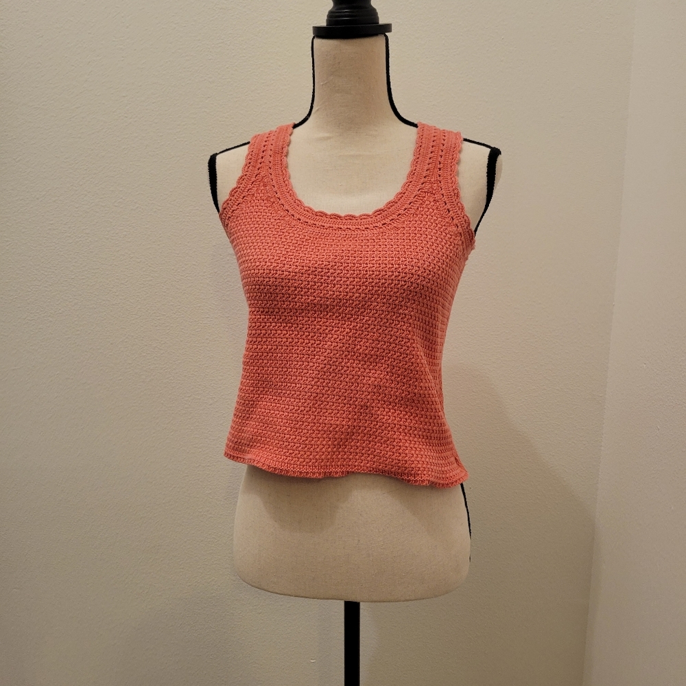 Talbots pink sleeveless top